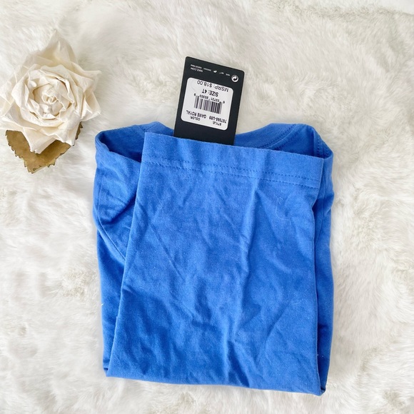 New with tag NIKE TODDLER T SHIRT ( short sleeve) Blue w/white Logo SZ 4T #nike - Picture 4 of 5